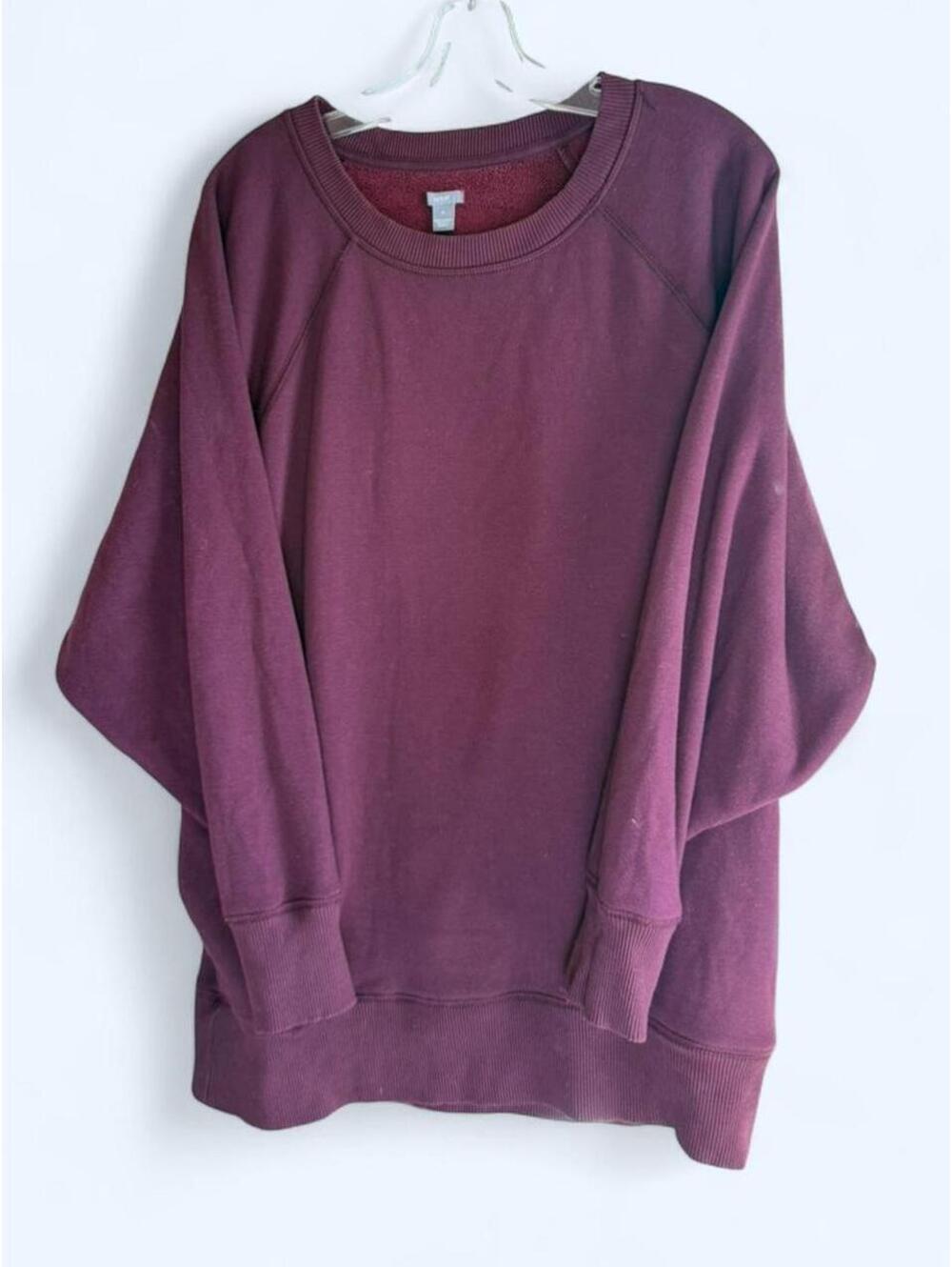 Aerie Burgundy oversized sweatshirt